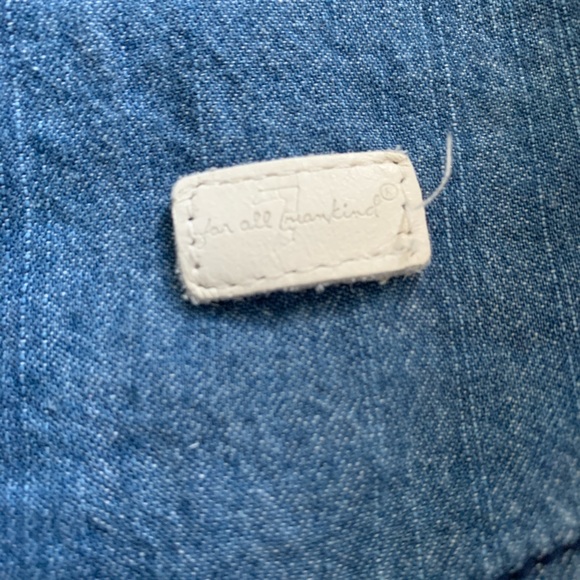 7 For All Mankind Chambray Denim Dress - Picture 5 of 6